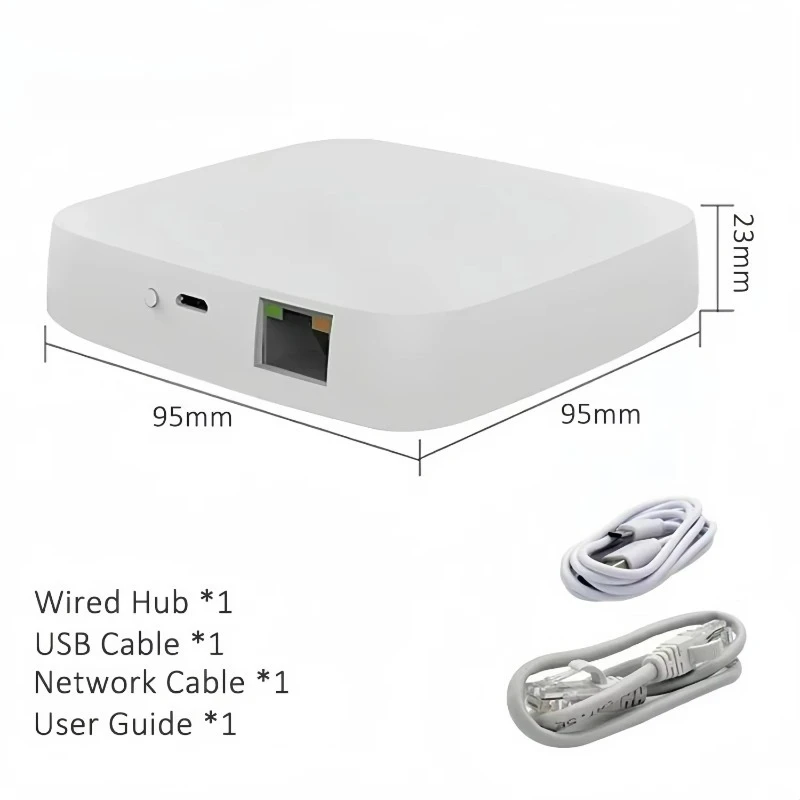 SLS Wired  Gateway with USB Network Cable 3.0 Hub for Alexa Google Home Android Operated Bar Design for Hotels