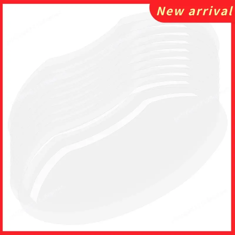 

N89R 100Pcs Transparent Plastic Hairspray Shield Mask Eye Face Protector Salon Hair Cut Face Protection Shield Mask