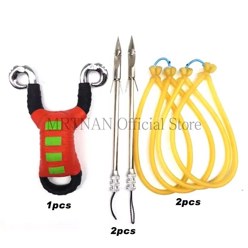 High Quality Outdoor Hunting Shooting Alloy Slingshot with Quality Rubber Band Professional Shooting Game Catapult