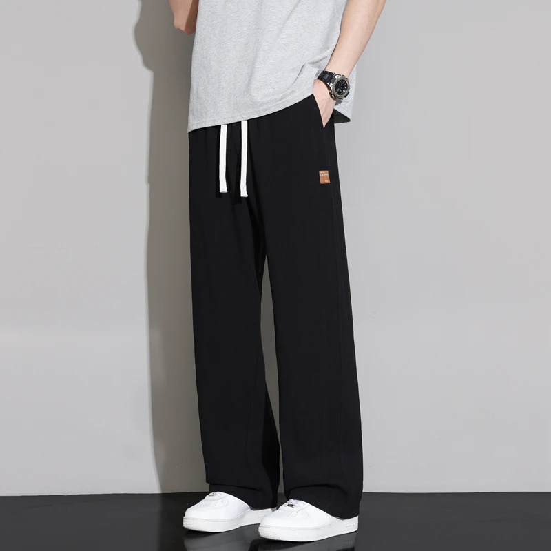 

2026 Spring New Men's Korean Style Fashionable Loose High-Quality Comfortable Versatile Casual Straight Casual Pants