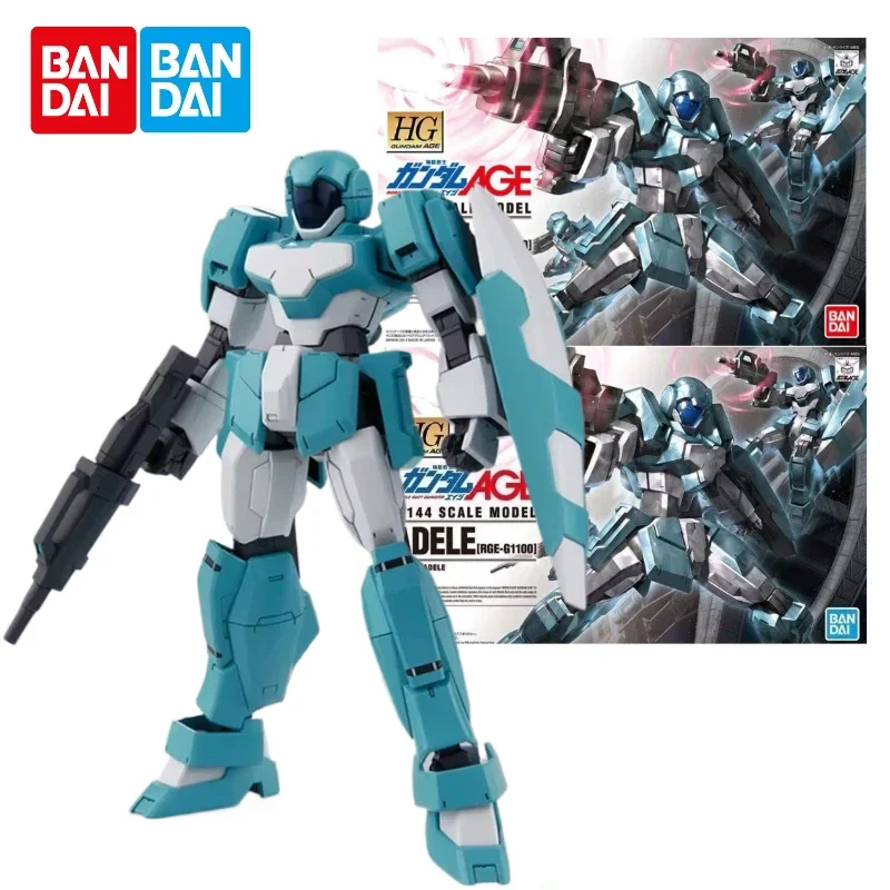 

В наличии, оригинальная модель BANDAI Gundam HG AGE 13 1/144 ADELE RGE Gundam в сборе, аниме, экшн-фигурка, модель игрушки, коллекция подарков