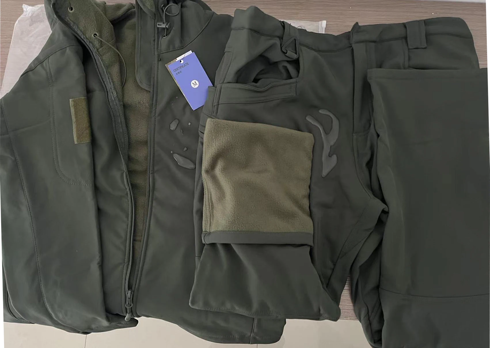 Männer Herbst Winter Herbst Jacken Klettern Trekking Fleece Angeln Taktische Softshell S-5XL Hosen Camping Wandern Skifahren Hosen – Detail 6