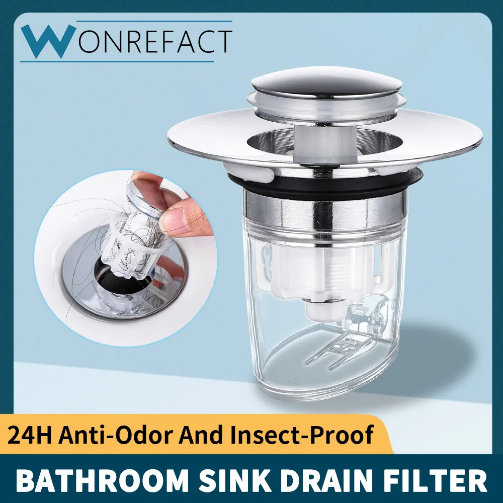 Washbasin leakage plug pool spring core launching device Washbasin basin universal filter press type deodorant device Sink Filte