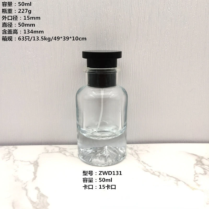 30/50/100ML okrągła czapka Premium perfumy oddzielna butelka Fine mgiełka do twarzy butelka o dużej pojemności wciśnięty perfumy butelki wielokrotnego użytku