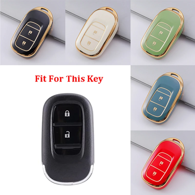 2 Button 3 Button TPU Car Key Case Cover Fit for Honda ZR-V (RZ) 2022-2023 North America Key Case for Car Interior Accessories