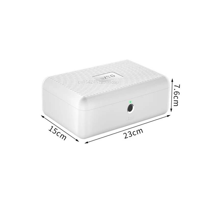 Fingerprint Safe Storage Box com Fechadura Combinada, Privacy Box, Chave, ID, Cartão, Jóias