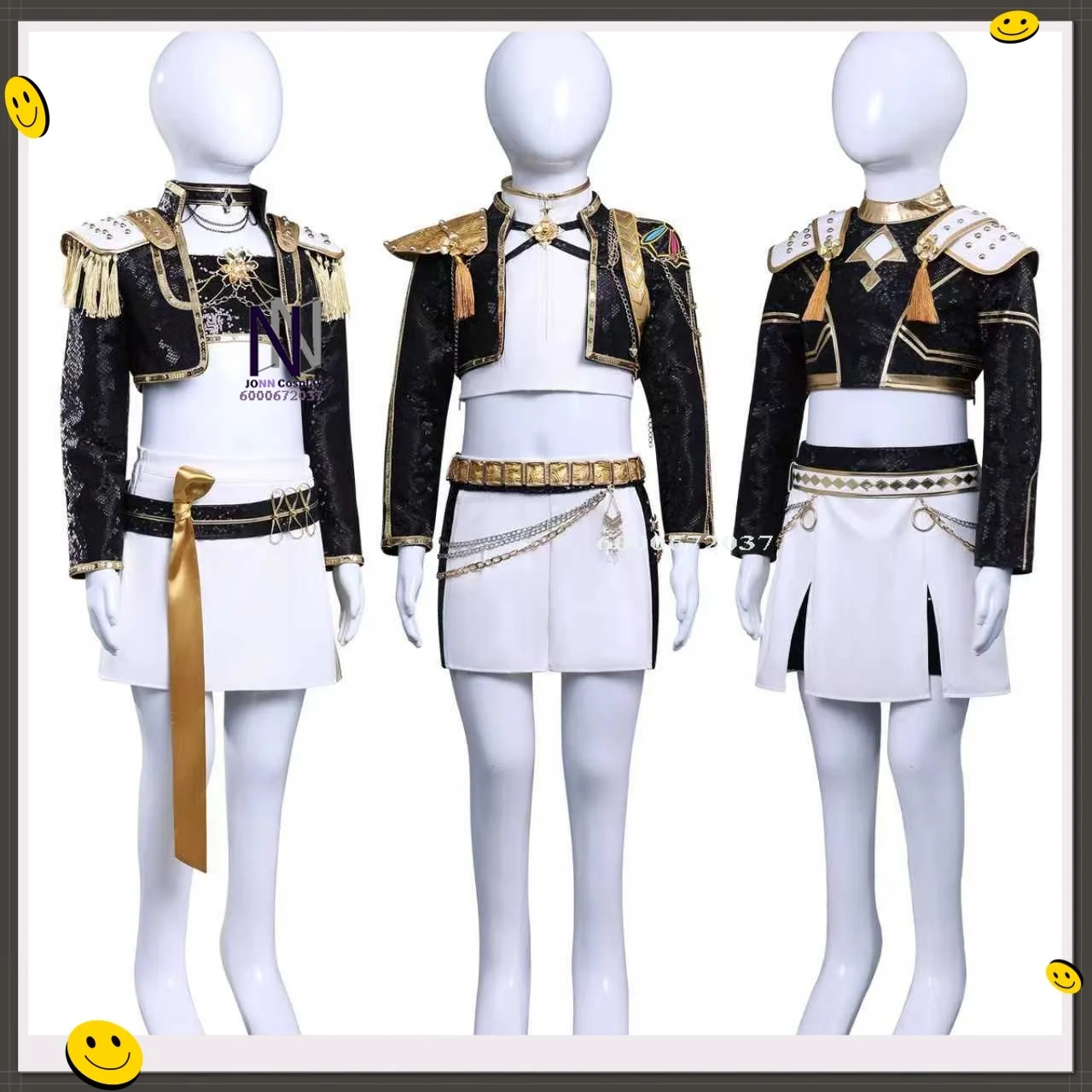 

Witch Hunter Group K-Pop Korean Girl Team Mila Zoe Lumi Dark Skin Tone Role-play Kids' Version Cosplay Costumes Two-dimensional