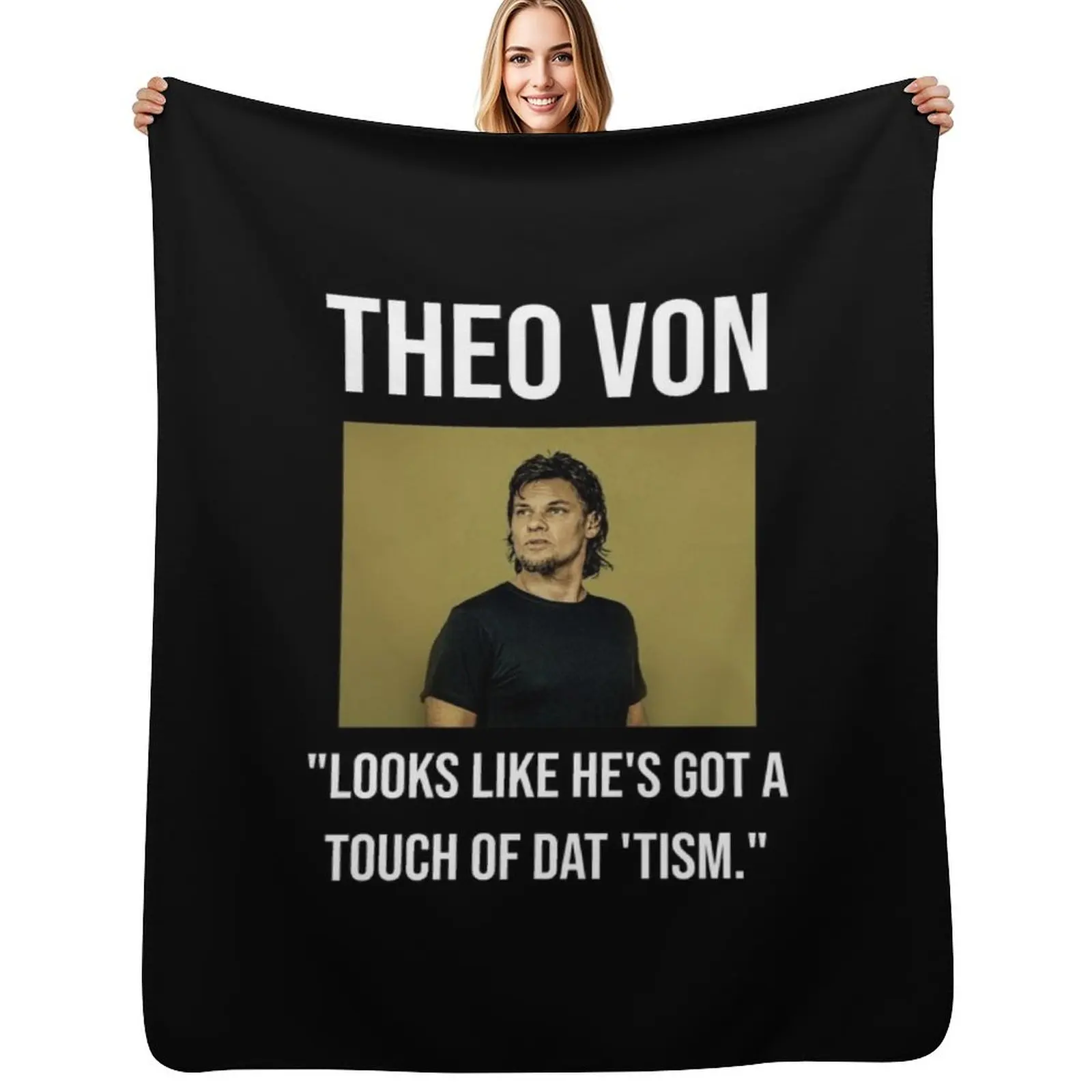 

Theo Von Autism Throw Blanket Blankets For Baby Luxury blankets ands Blanket