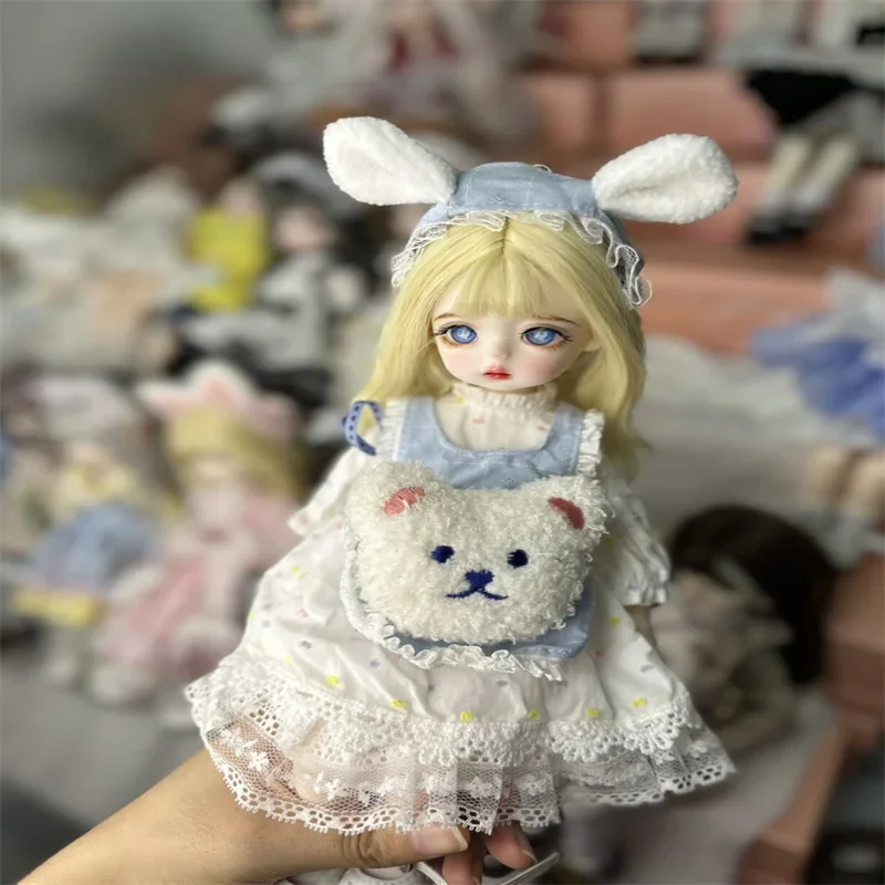 30cm Makeup 6 Points Doll Mjd 22 Joint Dress Up Girl Toy Princess Doll Handmade Collection Decoration Children'S Birthday Gift