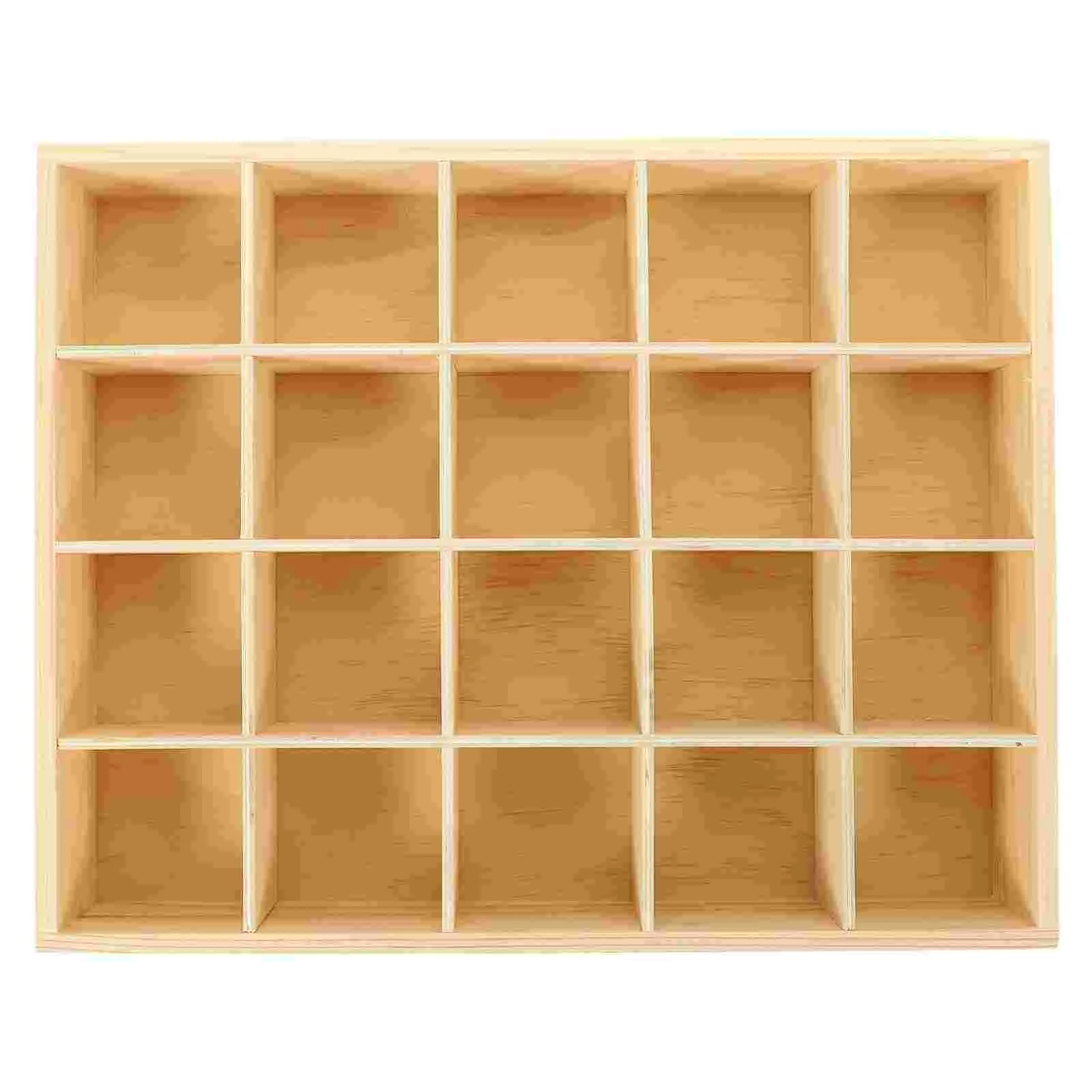 

20 Compartments Storage Box Wooden Socks Container ganizer Drawer Closet Space Saving Pine Material Neat Easy Find