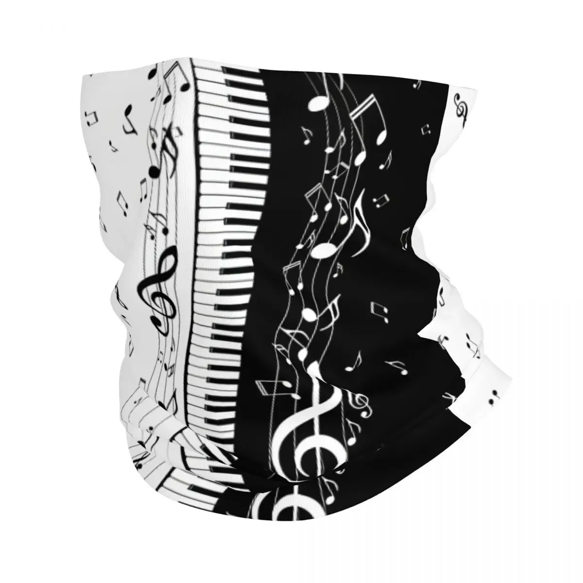 Minimalistic Piano Keys Headband Neck Warmer Men Ski Running Tube Scarf Medical Nurse Face Bandana Gaiter