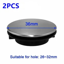 2pcs 304 Stainless Steel Kitchen Sink Tap Hole Cover Water Blanking Plug Stopper Faucet Drainage Seal Cap Washbasin Accessories
