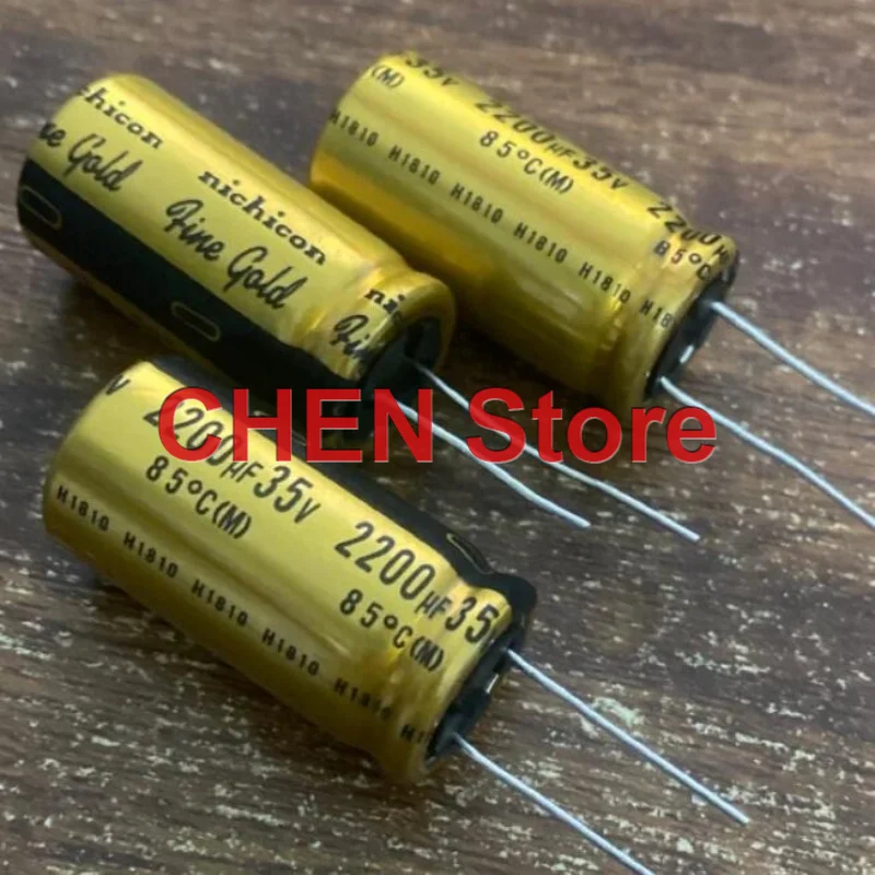 

4PCS/10PCS original NICHICON FG 2200UF 35V 18X35MM 85C fine gold audio electrolytic capacitor 35V2200uF free shipping