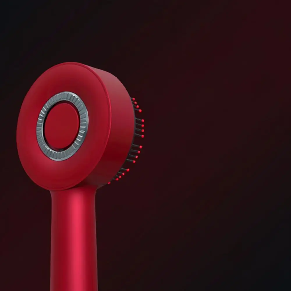 Scalp Care Massager Brush Electric Liquid Dispenser LED Red Light Therapy Device Hair Nourishing Tool For Head Relaxation