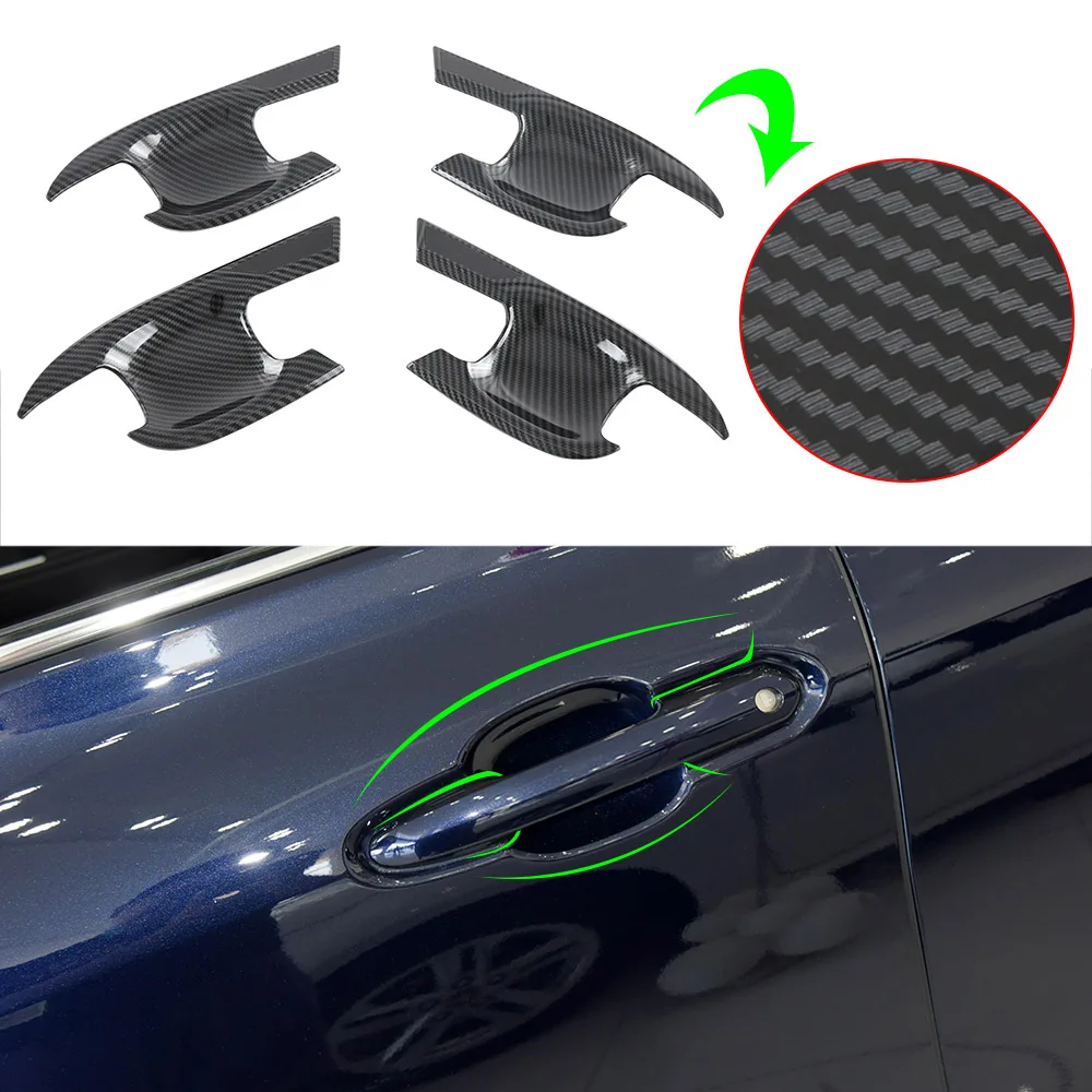 

Auto Upgrade Exterior Accessories Design Style Door Handle Bowl Insert Cover for Toyota Highlander 2022 2023