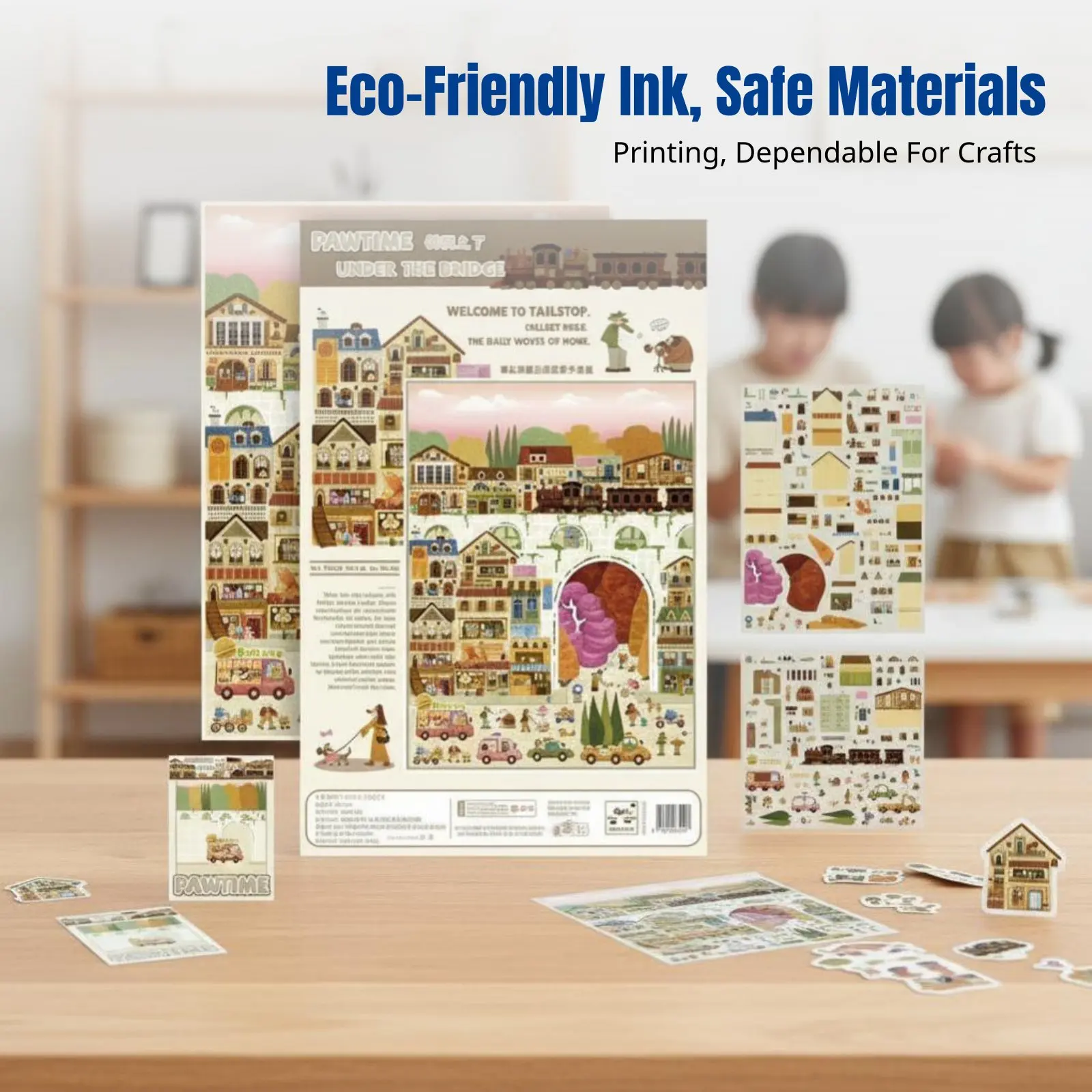 

Miniature Scene Sticker, 3D DIY Landscape, Handcraft, Cartoon & Oriental Theme, New Edition Series, For Girls