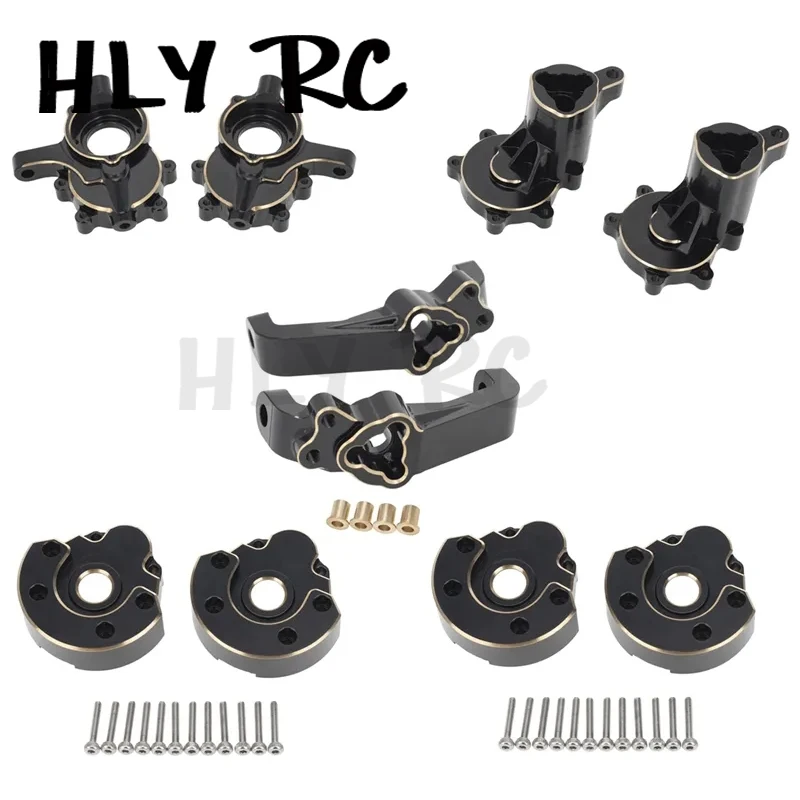 

10Pcs Brass Front And Rear Portal Housing Set For Redcat GEN8 GEN 8 1/10 RC Crawler Car Upgrades Parts Accessories