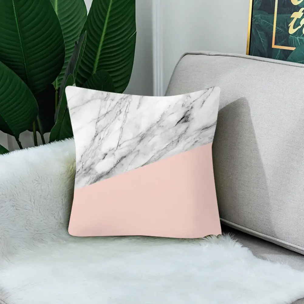 

Cushion Case Stylish Printed Cushion Cover with Zipper for Home Decor Durable Washable Non-fading Pillowcase Modern Design