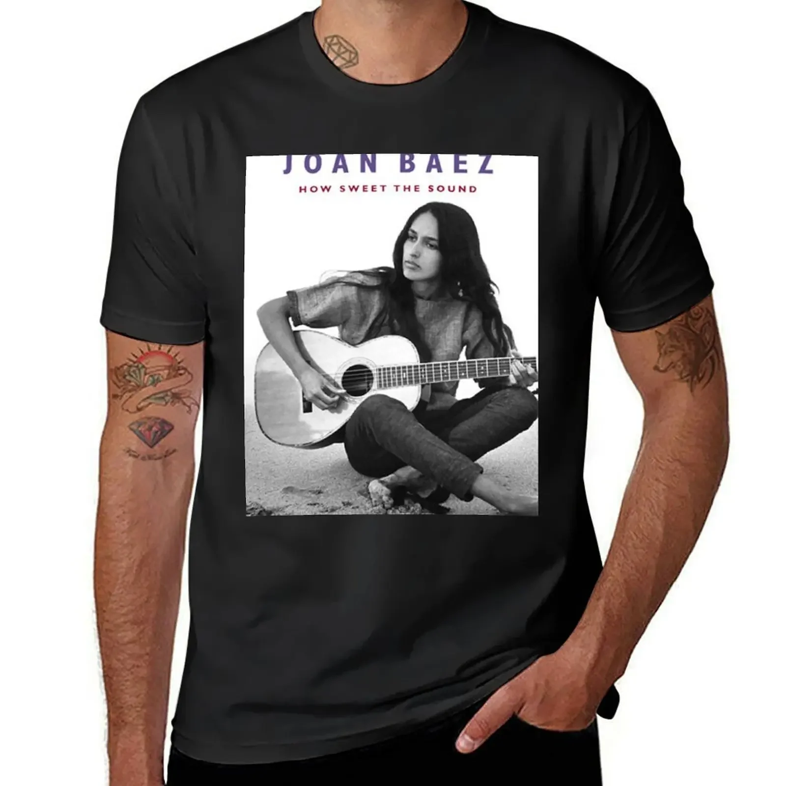 

joan baez how sweet the sound perhiasan T-Shirt summer tops funny meme t-shirts mens t shirt graphic