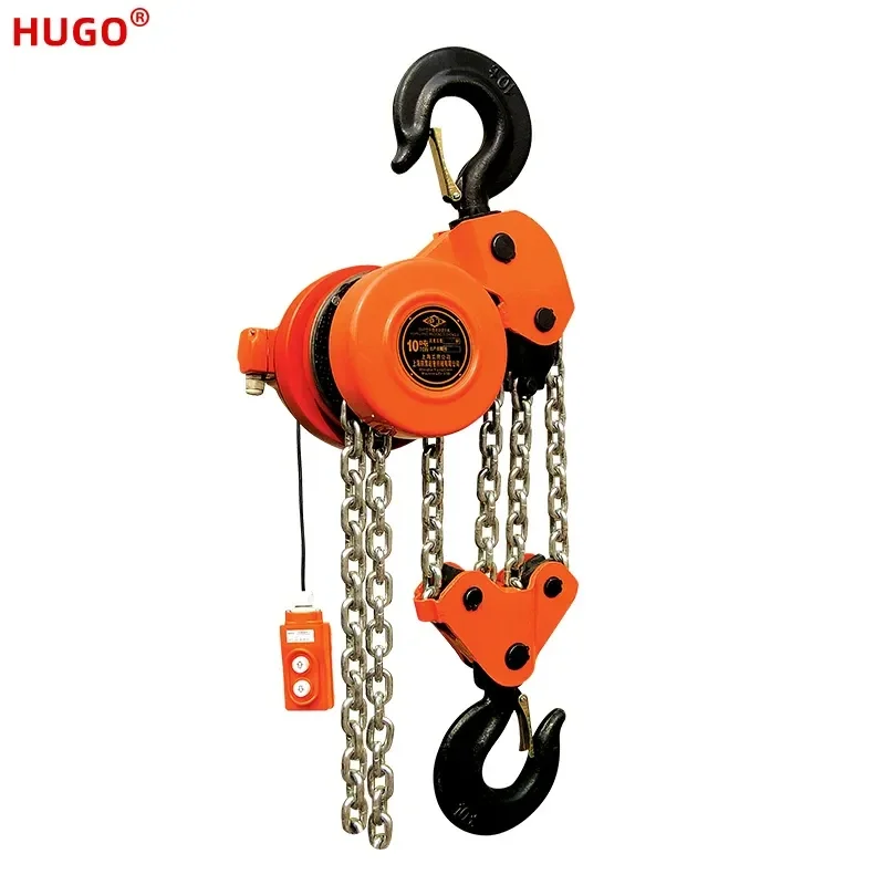 HUGO Brand DHP 10 Tons Chain Hoist 20 Tons Electric Hoist with G80 Chain