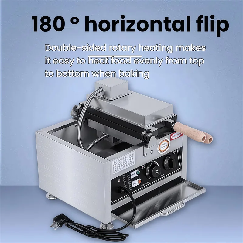 전기 와플 메이커 220V 스낵 케이크 기계 가정용 주방 스낵 장비 상점 상업용 Brochette 스트링 버너