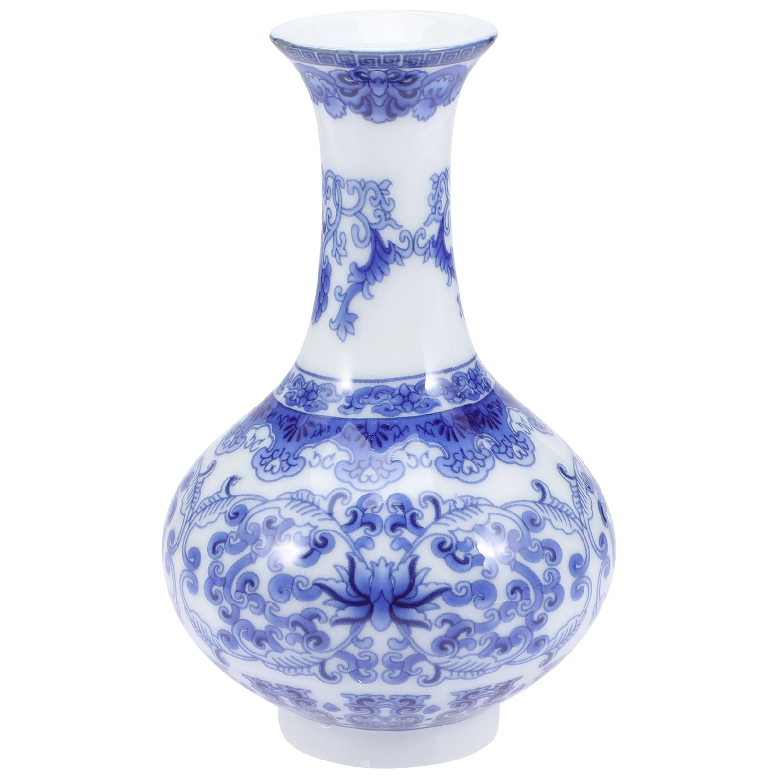 

Vases for Decor Blue and White Porcelain Flower Artificial Cute Household China Office