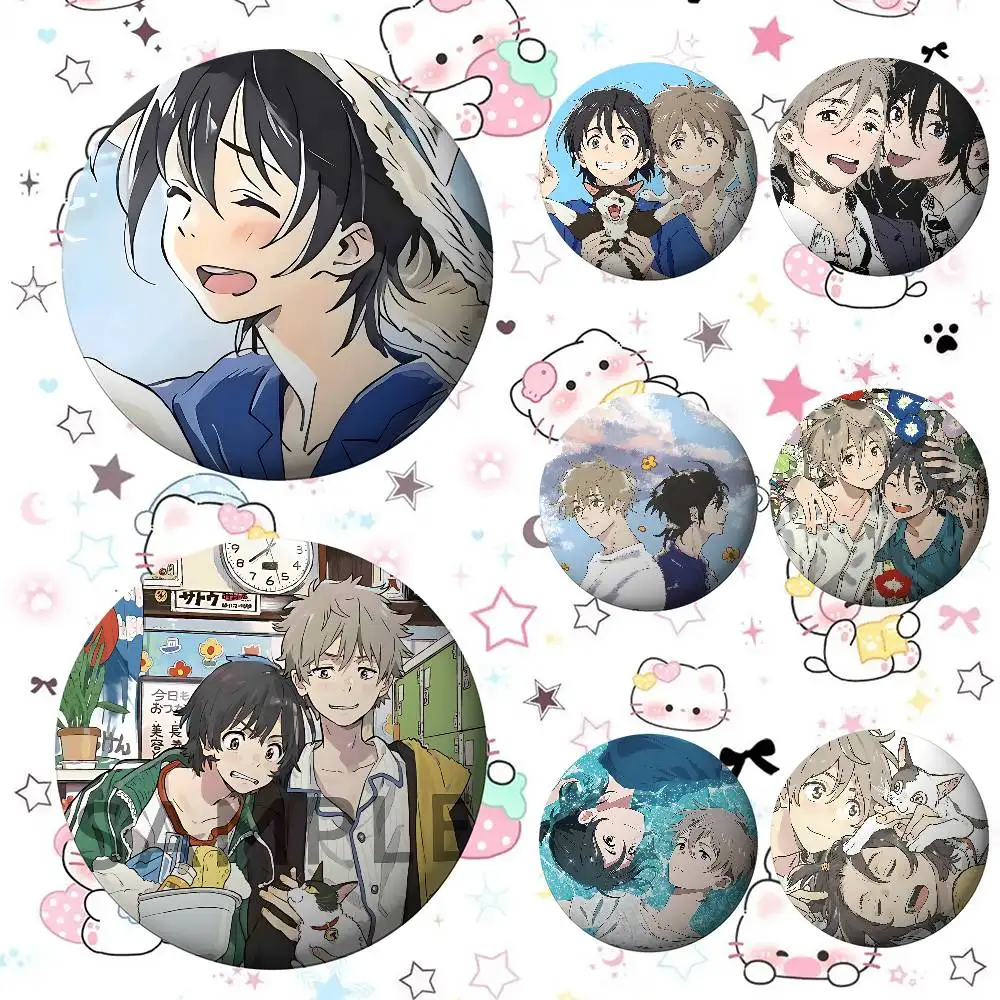 شارات أنيمي الغريبة على الشاطئ، دبابيس أزرار إبداعية ممتعة، دبابيس جميلة للملابس، حقائب ظهر، هدايا جيدة للأصدقاء الصغار #1