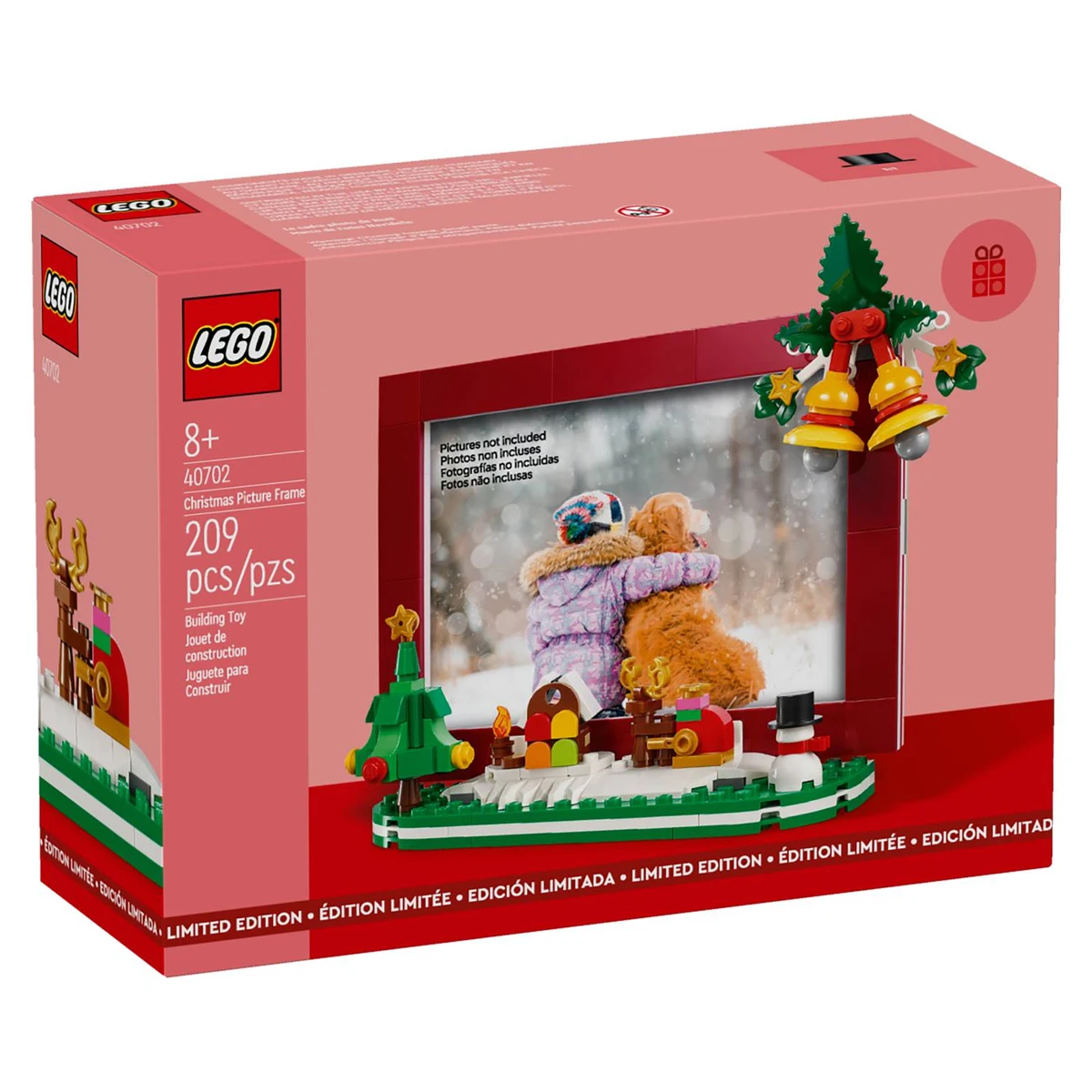LEGO® Christmas Picture Frame (40702: Uma Experiência Criativa e Sentimental para Festas de Natal