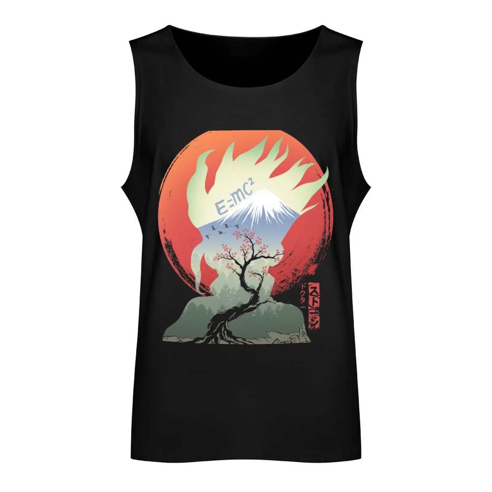 World Stones Tank Top ملابس الرسوم المتحركة للياقة البدنية للرجال