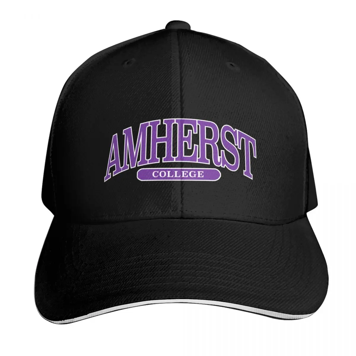 amherst - serif font curved Baseball Cap Unisex for Men Women Outdoor Golf Running Hiking Summer Beach Travel