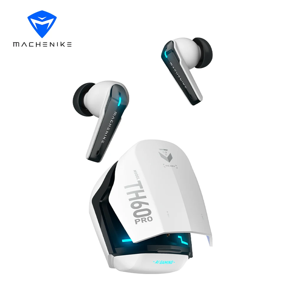 

MACHENIKE TH60AI Wireless Headphones AI Translator Earphone IN-Ear Gaming Earphones IPX5 Waterproof Bluetooth 5. 4