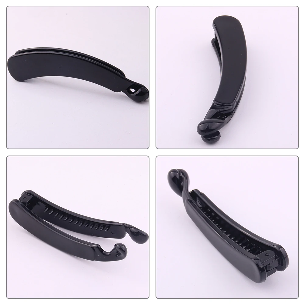 

6pcs Black 11cm Accessories Clips For Curly for Women Curly Vintage Accessories Thick Hair Styling Hair Clips Tool