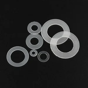 Flat Washer Junta Redonda, PE Transparente Shim, Anel Isolante, Liso, Claro, Nylon 6 principais vendas chinelos sublimação - №4