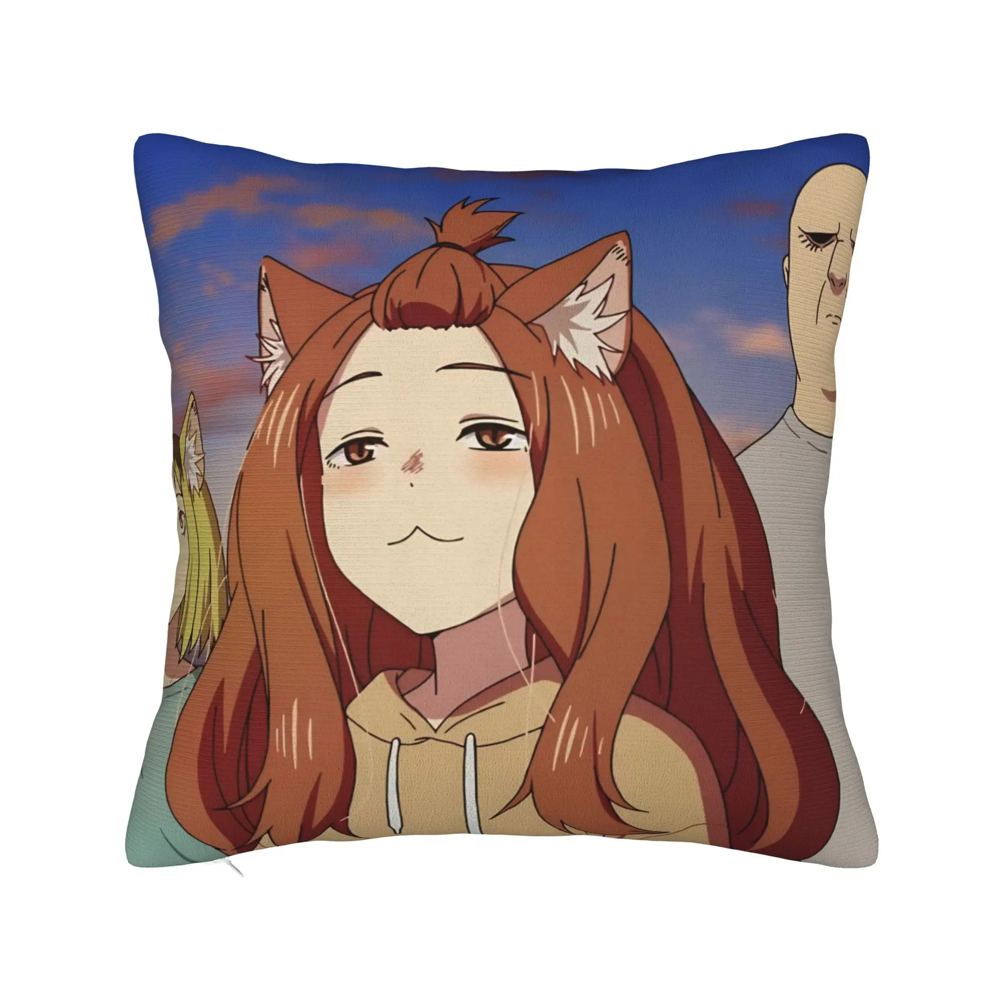 Decorative Pillow Cover C-Chainsmoker Cats Merch Seater  Pillow Case Cover Square Multi Size