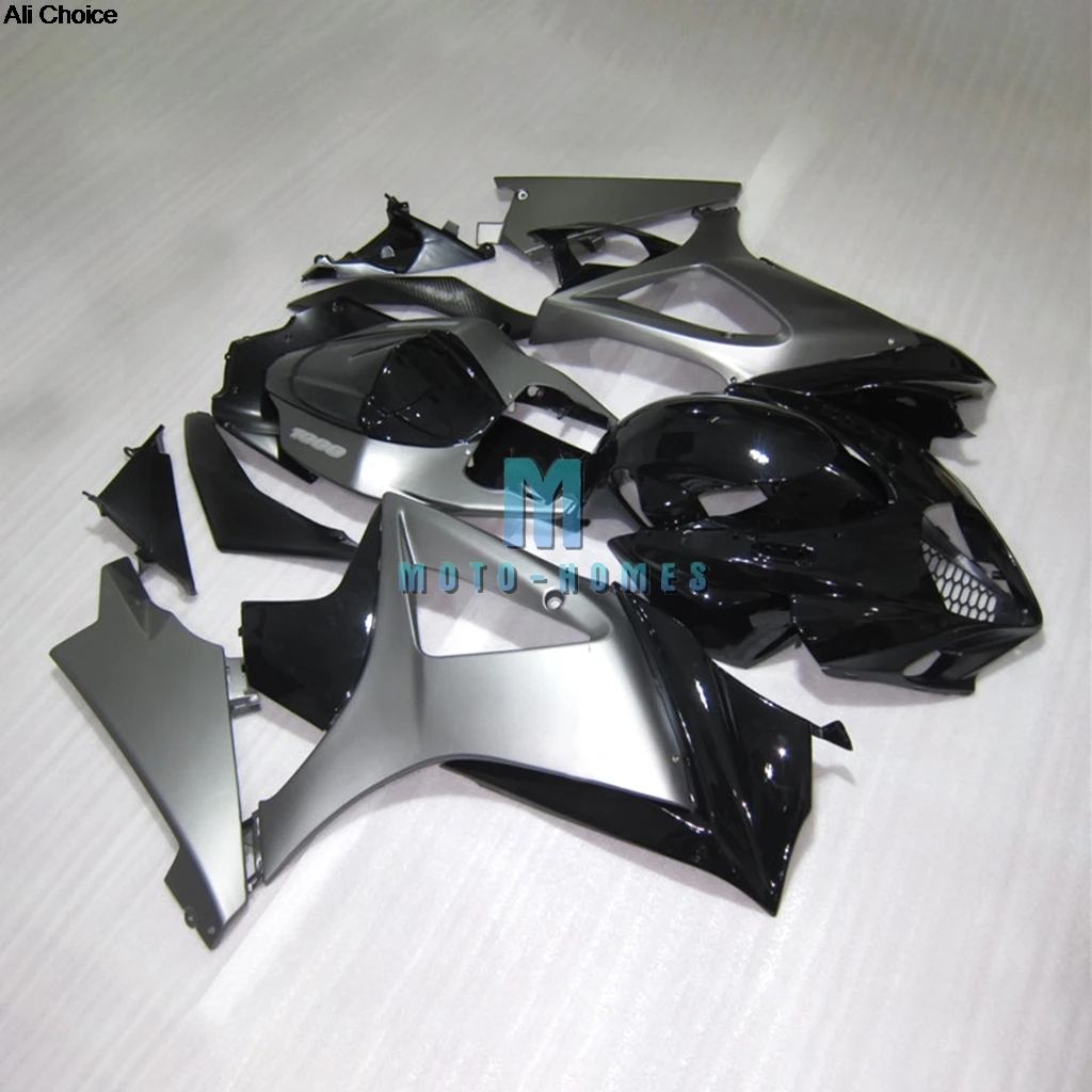 ABS Fairing Kits for SUZUKI GSXR1000 2007 2008 07 08 GSXR 1000 K7 100% Fit Road/Racing Body Rebuild Bike Silver