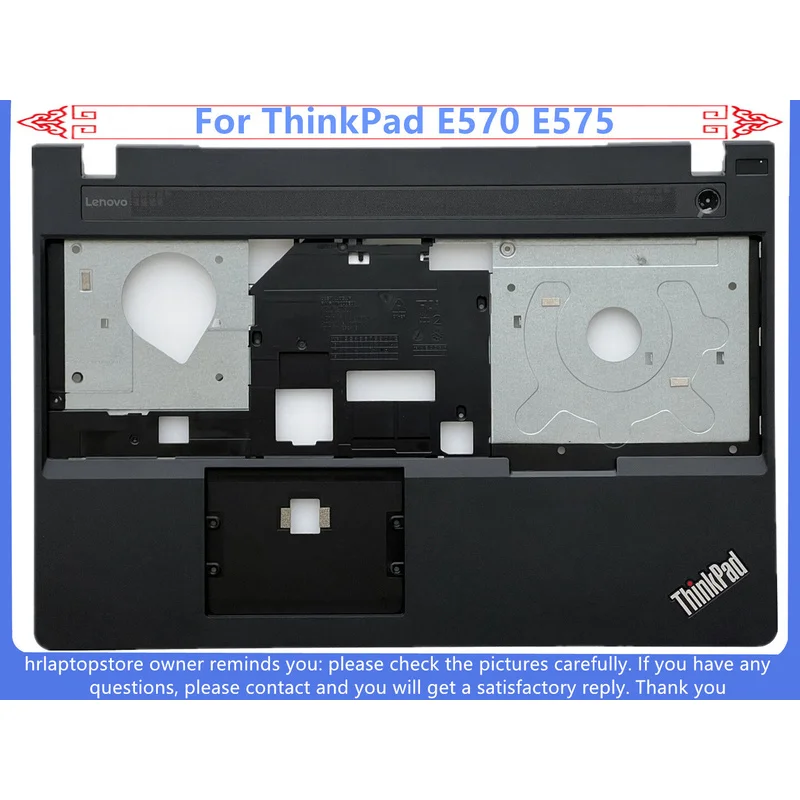 Z   New For Lenovo Thinkpad E570 E570C E575 Upper Case Palmrest Cover / Bottom Base
