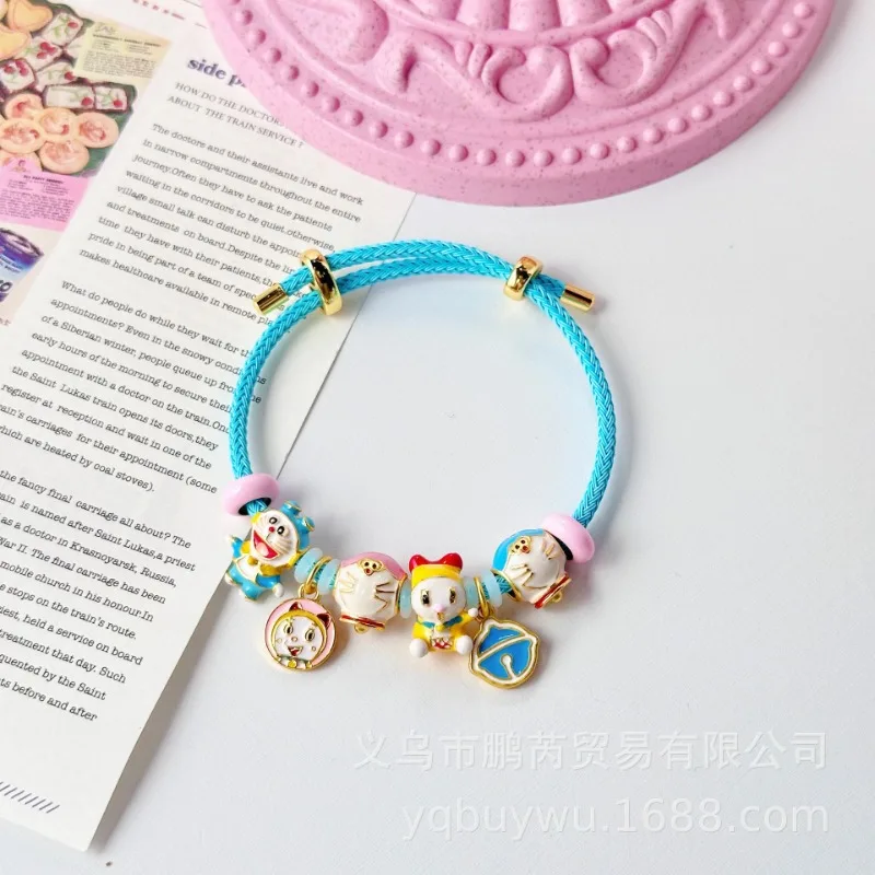 Sanrio família animação periférica acessórios diy pulseira hellokitty dopamina gotejamento óleo pintado à mão diy pulseira