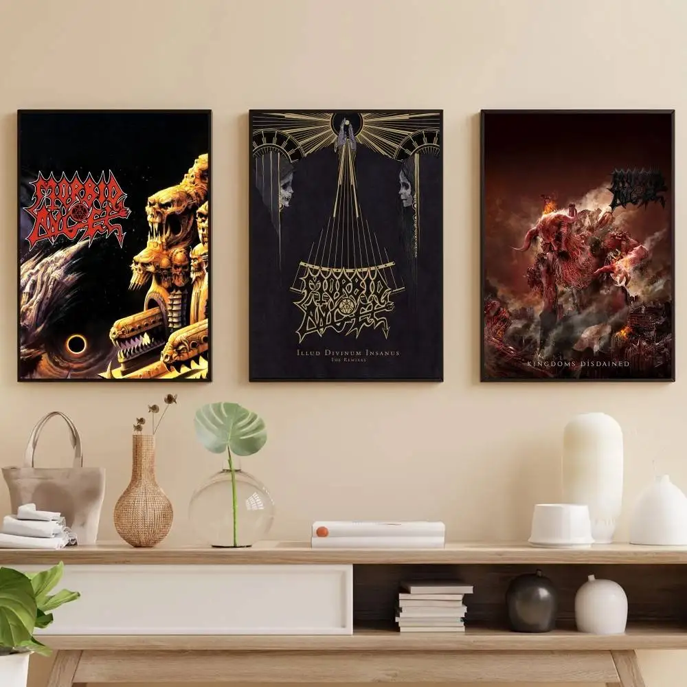 M-Morbid Angel Poster Self-adhesive Art Waterproof Paper Sti