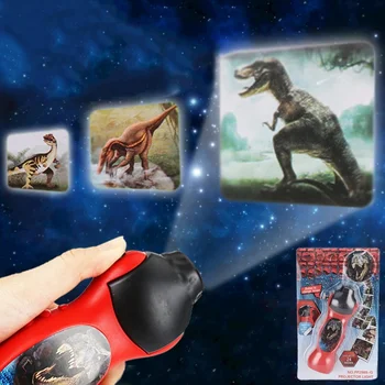 מקרן דינוזואר צעצוע תאורה לחינוך מוקדם של ילדים פנס שינה תת-ימי עולם הקרנה לתינוקות צעצועים חינוכיים