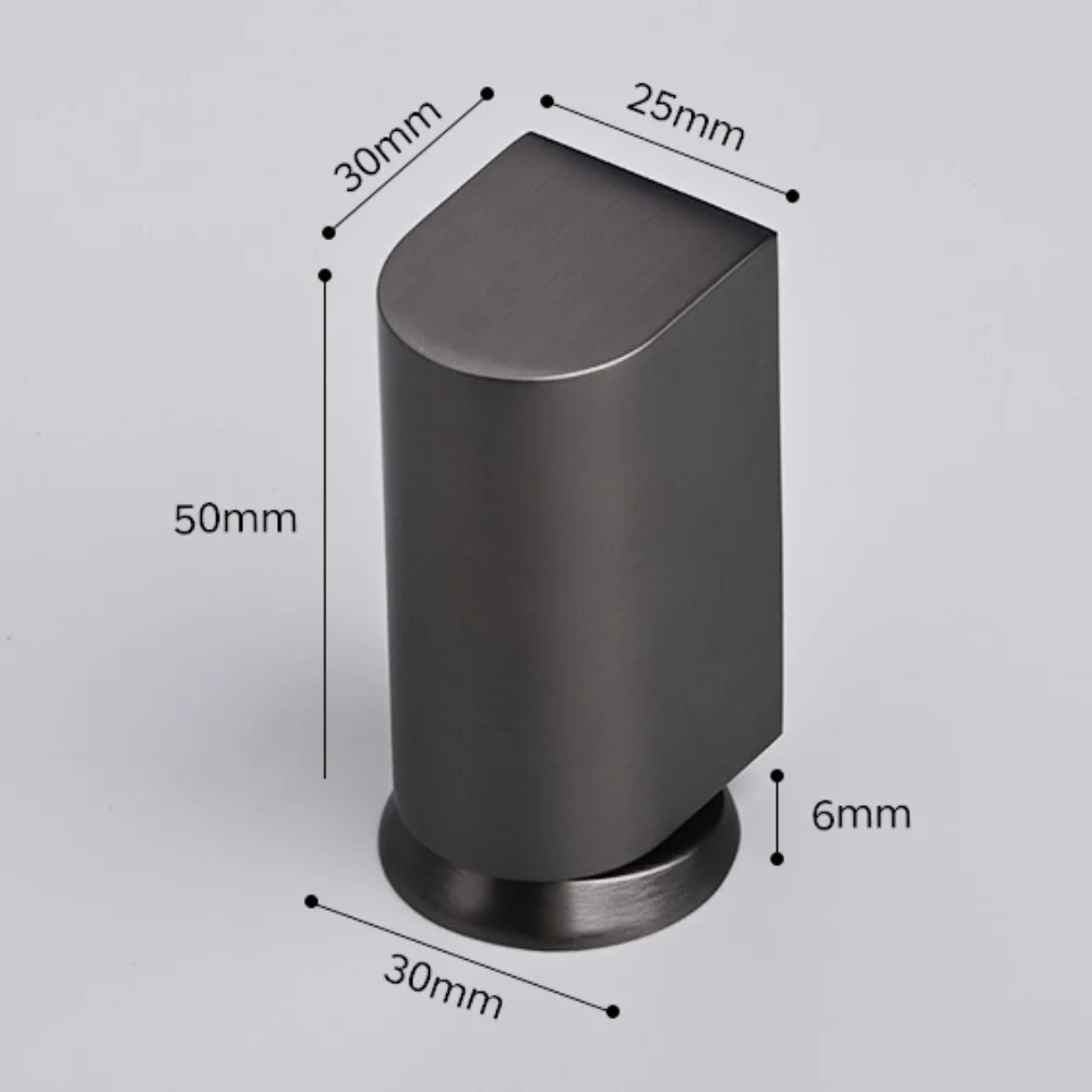 Office Use Black gray white gold silver Magnetic Door Stop Heavy Duty Holder Strong Holding Force Dual Installation