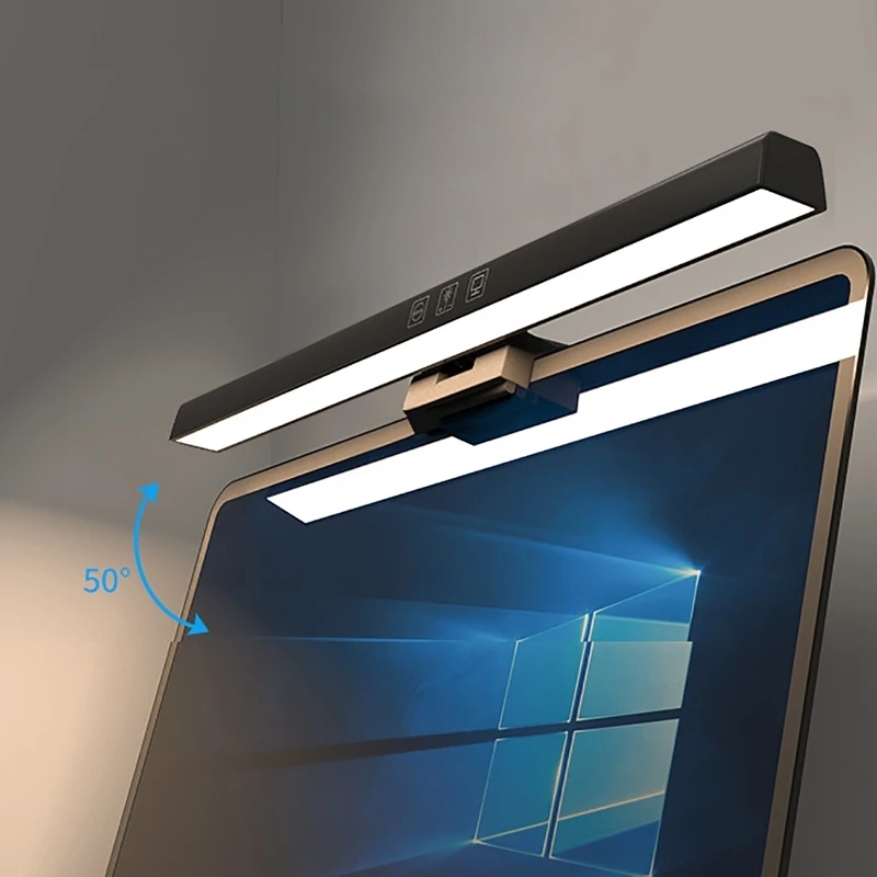 ستبليس يعتم Led لمبة مكتب للكمبيوتر مراقب ضوء بار USB القراءة ضوء رصد مصباح الخلفية شاشة مكتب ضوء