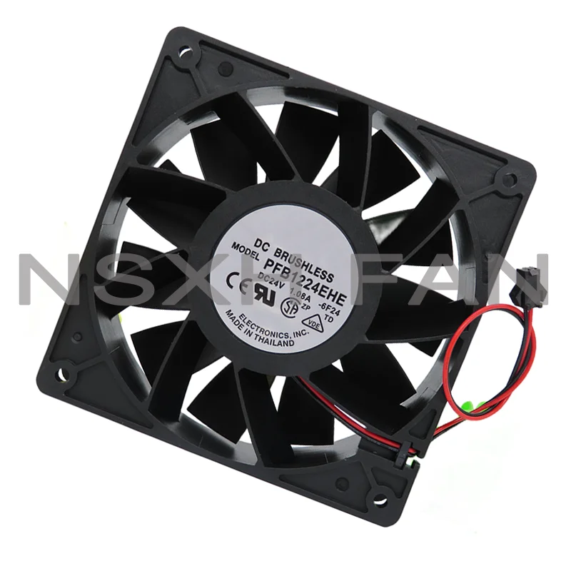 New And Original PFB1224EHE 12CM 120mm 12038 24V 1.08A Wind Inverter Cooling Fan 120*120*38mm