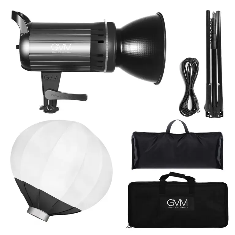 GVM-G100W light  90W High Power LED Spotlight Bi-Color Studio Lighting Kit with Lantern Softbox