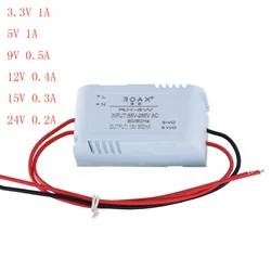1PC Mini Buck Convert AC-DC Regulator Module AC 1A 5W 220V To DC 3.3V 5V 9V 12V 15V 24V AC-DC Step-Down Power Supply Module