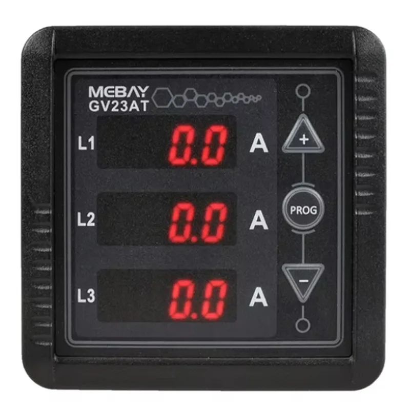 Original MEBAY GV23AT MKII Generator Digital Three-Phase 3P Ac Ammeter Amp Tester Ammeter