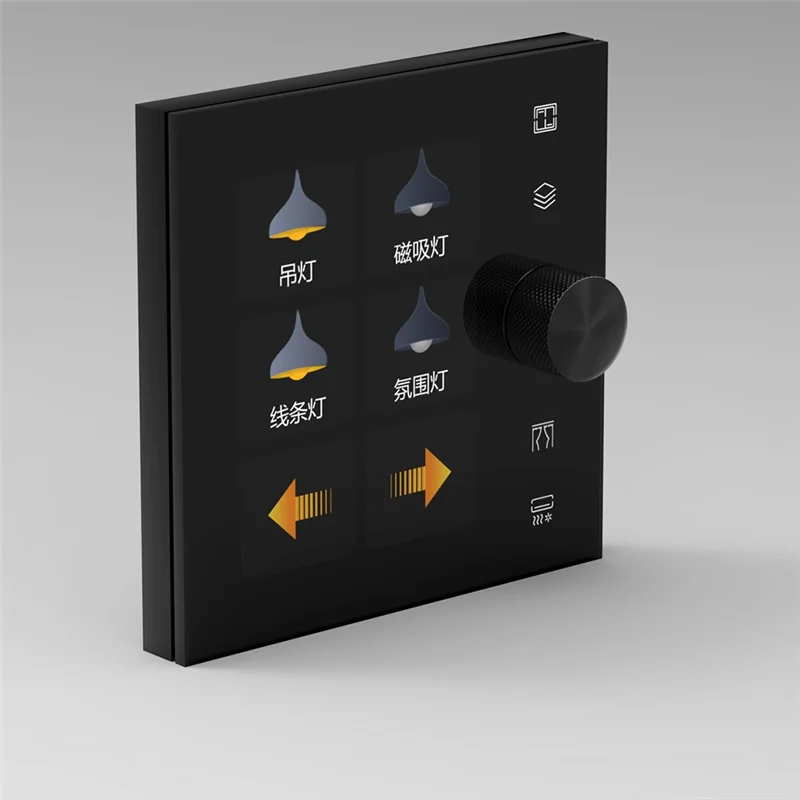 

Tuya Wifi Smart Switch Panel Smart Home Zigbee Switch For Multi-Channel Lights Scenes Curtains Dimming Switches-ABIU