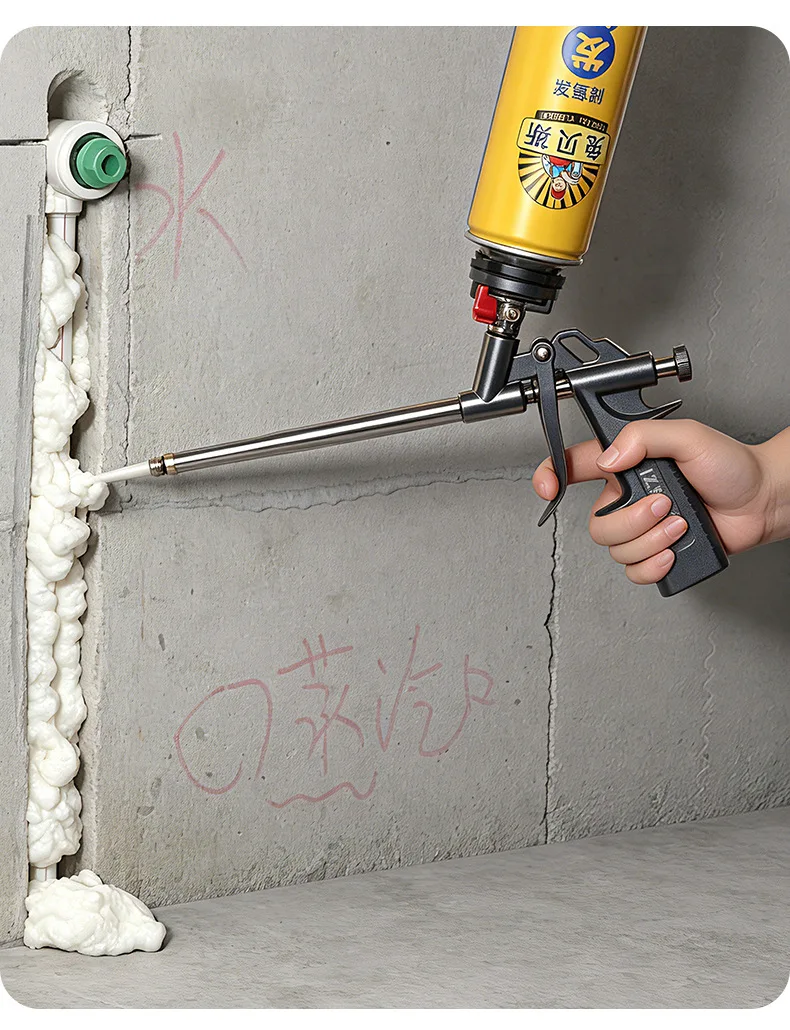 Expanding Foam Gun Professional Foaming Caulking Gun Spray Application Applicator for Filling Sealing House Office Renovation