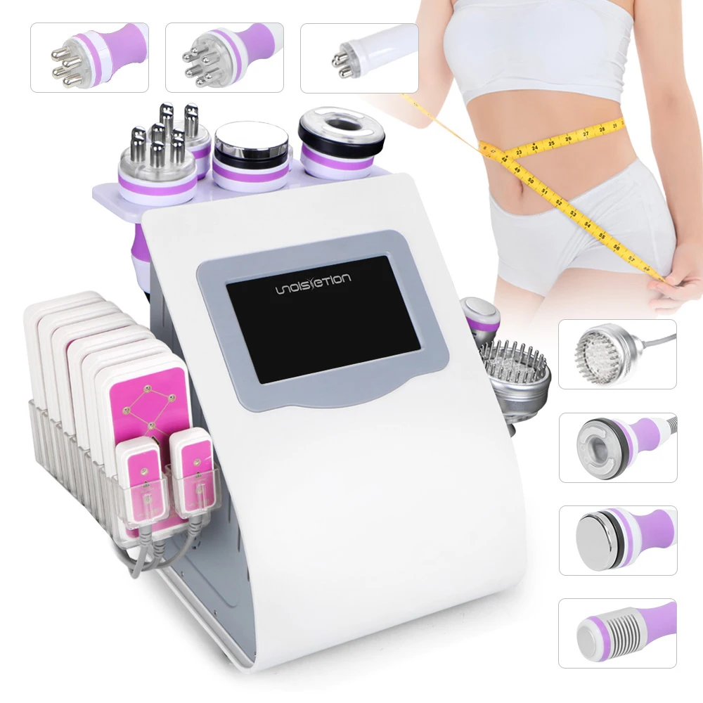 

High-end 7 In 1 Ultrasonic Cavitation Vacuum Lipolasers Slimming Machine