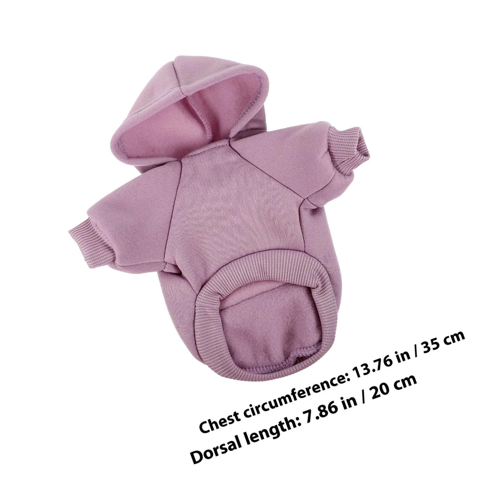 جرو هوديي الكلب ملابس الخريف الشتاء الدفء زي أنيق مريح الحيوانات الأليفة البلوز للارتداء اليومي حفلة نهاية الأسبوع الخاصة #6