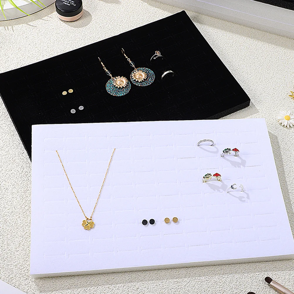 

6Pcs Earring Display Sponge Pads Jewelry Insert Mats Organizers for Home Store Trade Show Display Case Use Earstud Insert